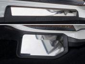 Накладки на пороги (лист шлифованный) для автомобиля Mitsubishi Pajero IV 2014-