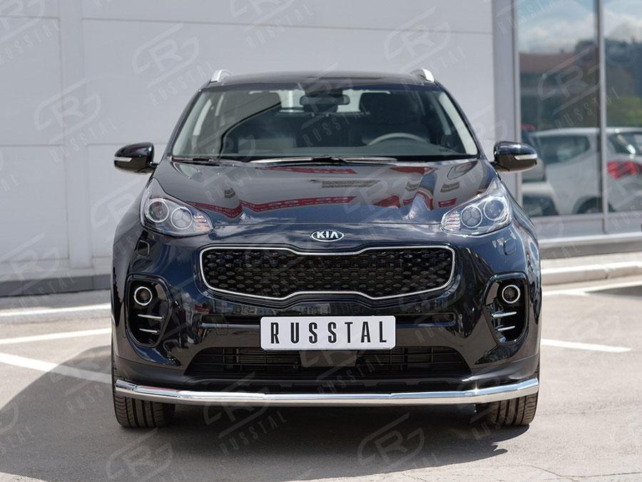 Защита переднего бампера d57 Kia Sportage 2016, Slitkoff KSZ-002283