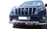 Защита переднего бампера (G) d76 для Toyota Land Cruiser Prado 150 2014, TLCP150.14.05, Россия