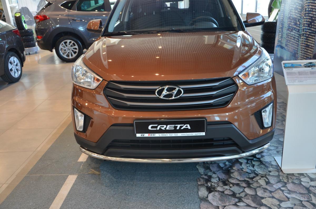 Защита переднего бампера для автомобиля HYUNDAI Creta 2016. HYC.16.02, Россия