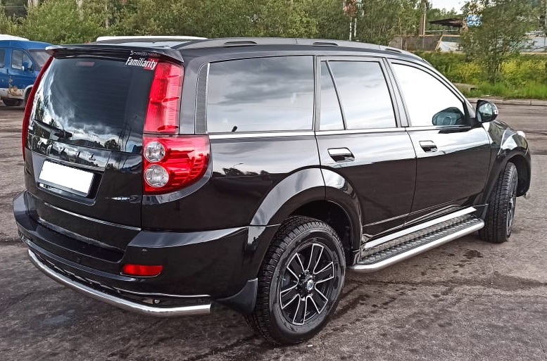 Пороги с накладным листом для автомобиля HAVAL H5 2020 арт. GWH5.20.41