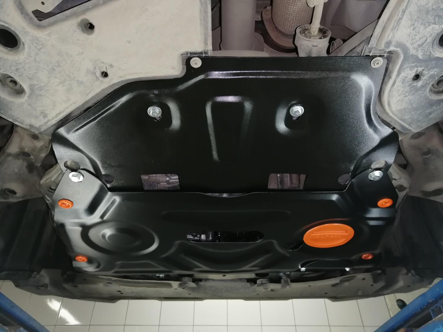 Lexus RX 350 2022- V-2,4 защита картера и АКПП (2части)   рынок Европы, ALFeco, сталь, 1.5 мм, арт. ALF24116st-3