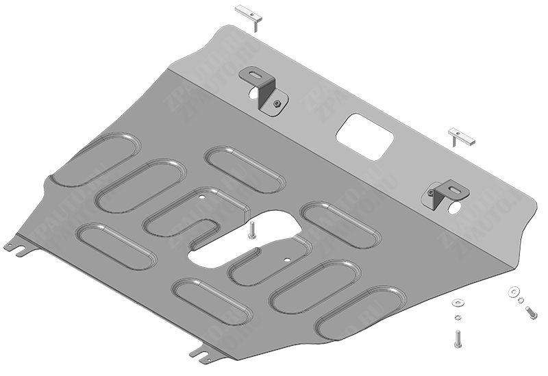 Защита стальная Мотодор (Двигатель, Коробка переключения передач), 2 мм, сталь для Changan Cs75FL  2018- арт. 77202