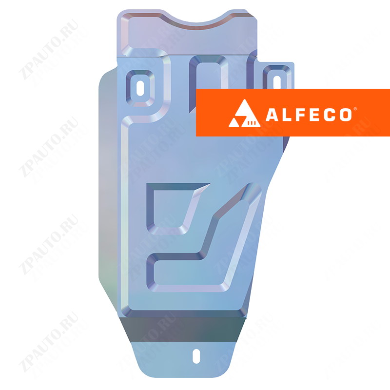 Защита  редуктора заднего моста Nissan Terrano  2014- V-1,6;2,0 4WD , ALFeco, алюминий 4мм, арт. ALF1810al