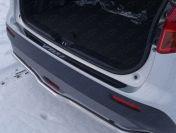 Накладка на задний бампер (лист зеркальный надпись Vitara) для автомобиля Suzuki Vitara 2015-