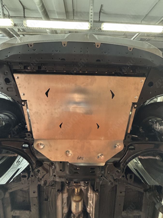 51.04ABC Защита картера двигателя и КПП GAC GS4 / GS4 max (2025-) (Алюминий 4 мм)