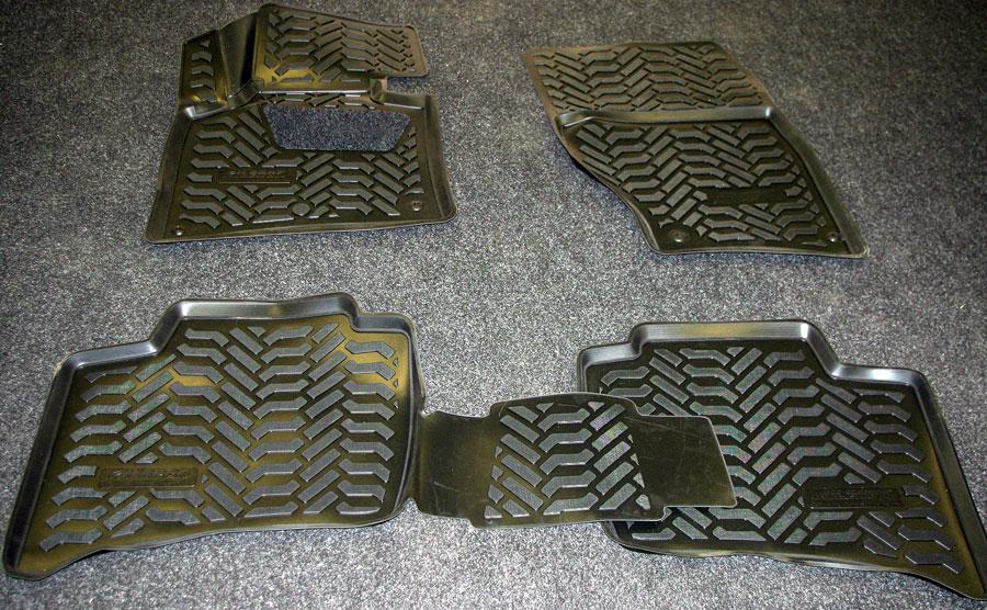 Ковры салонные модельные высокий борт 3D с подпятником для Volkswagen Touareg 2010 2015-, Элерон 62071