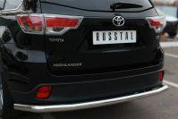 Защита заднего бампера d57 для Toyota Highlander 2013-2016, Slitkoff THRZ-001925