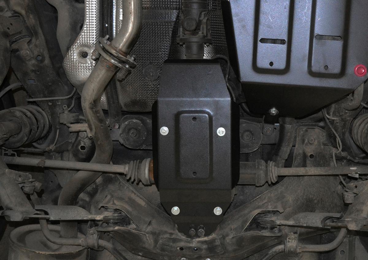 Защита редуктора АвтоБроня для Haval H2 (V - 1.5T) МКПП 4WD 2014-2020, штампованная, сталь 1.8 мм, с крепежом, 111.09403.1