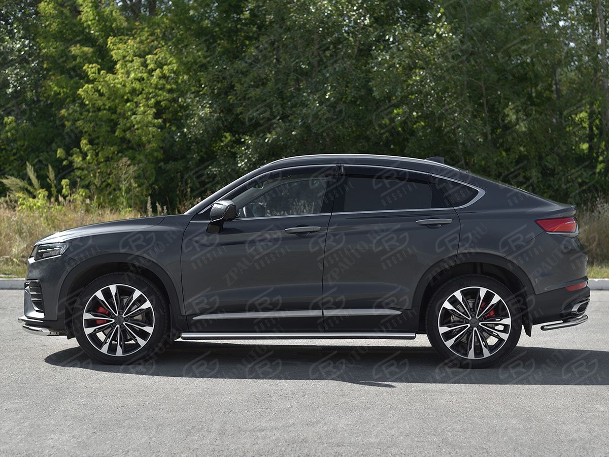 GEELY TUGELLA 2020- Пороги труба d57 (вариант 3) GTGT-0039453