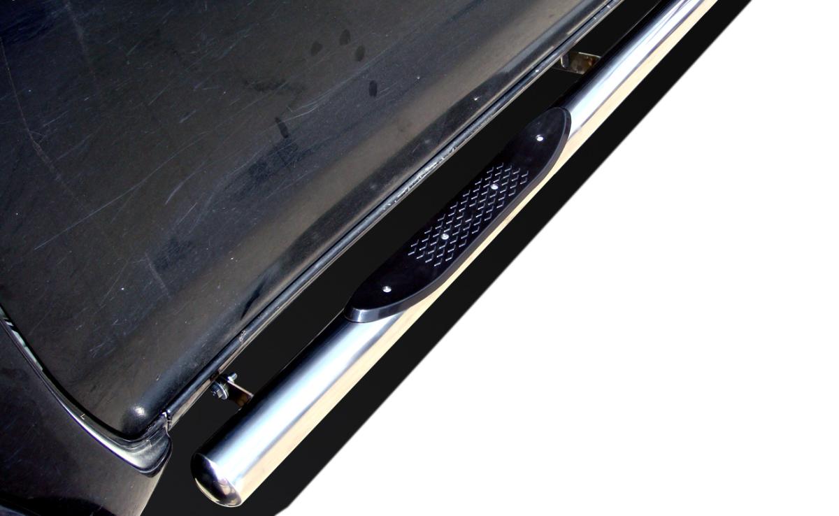 Пороги труба с  проступью для автомобиля TOYOTA Hilux  2011. THL.11.93, Россия