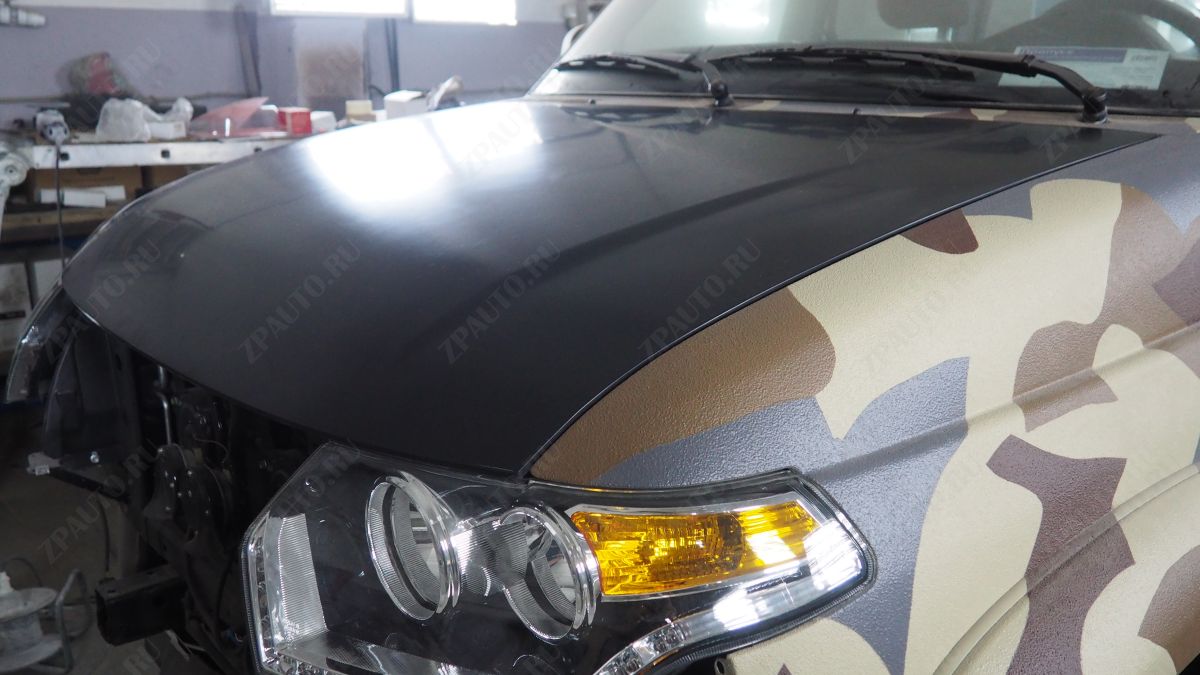 ABC.UAZ.HOOD.004 ШТАТНЫЙ КОМПОЗИТНЫЙ КАПОТ НА УАЗ ПАТРИОТ, ПИКАП С 2005-Н.В.. АВС-Дизайн