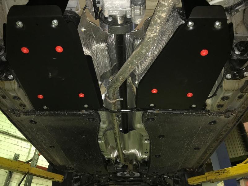 Защита топл. бака для VOLKSWAGEN Tiguan  2017 -, V-1,4; 2,0 MT/АТ; 2,0TD АТ 4WD, Sheriff, сталь 2,5 мм, арт. 26.3731