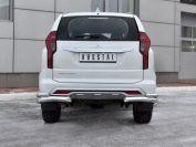MITSUBISHI PAJERO SPORT 2021- Защита заднего бампера уголки d76 секции-d42 секции MPJSZ-003657