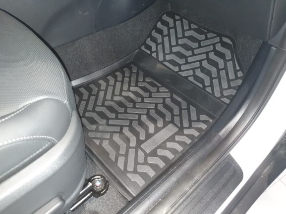 Ковры модельные (высокий борт) для Kia Soul (SK3) (2019-) (3D с подпятником) , Элерон, арт. 60874