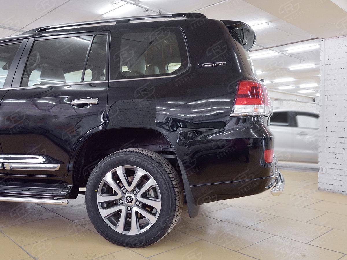 Защита заднего бампера d76 Toyota LC 200 Executive 2016, Slitkoff TLCZ-002562