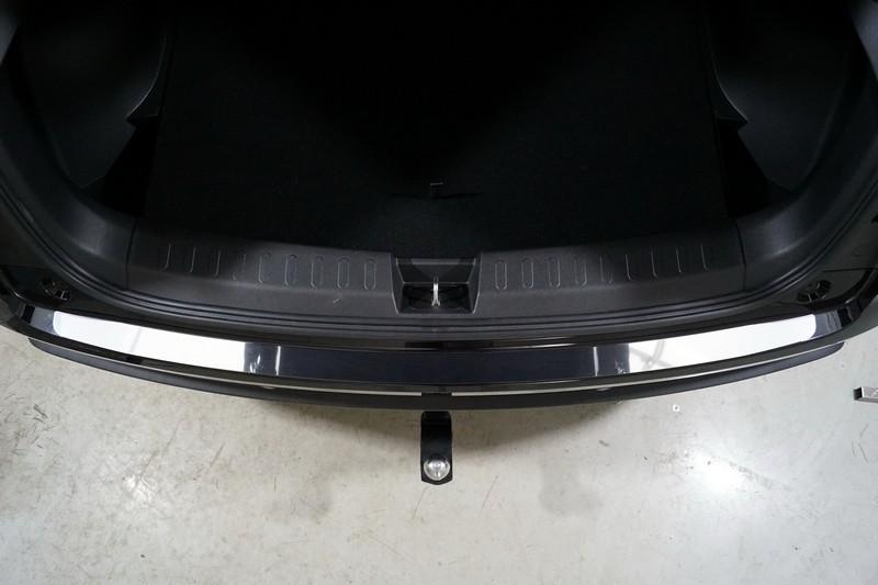 Накладка на задний бампер (лист зеркальный) для автомобиля HAVAL Jolion (1,5 л., 2WD) 2021- TCC Тюнинг арт. HAVJOL21-04