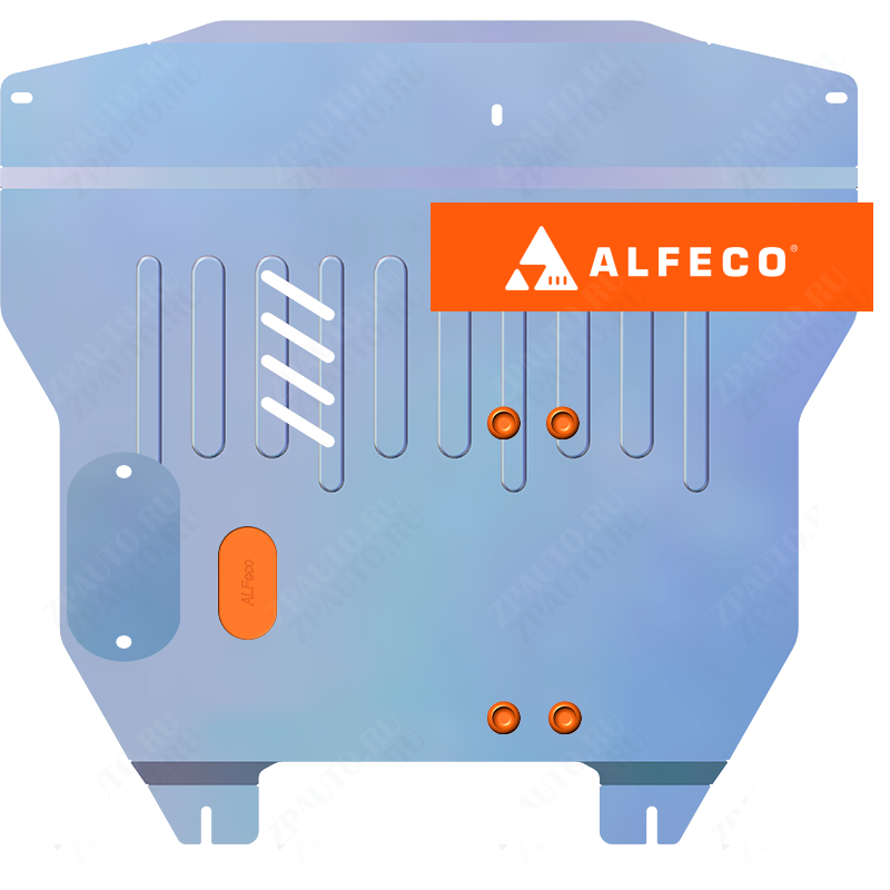 Защита  картера и КПП Mitsubishi Grandis 2003-2009 V-2,4 , ALFeco, алюминий 4мм, арт. ALF1442al