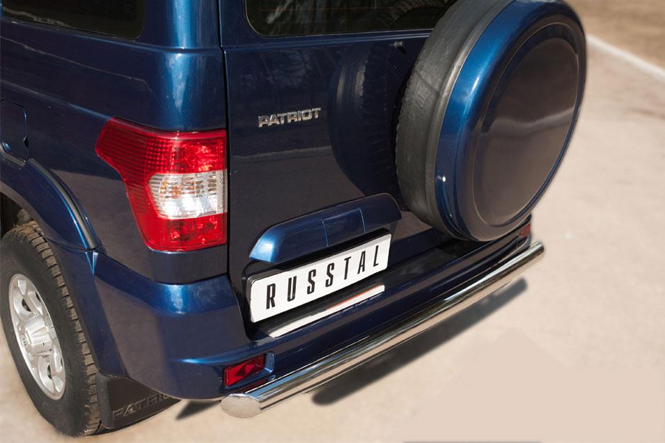 Защита заднего бампера d76 для UAZ Patriot 2014, Slitkoff UPZ-002069