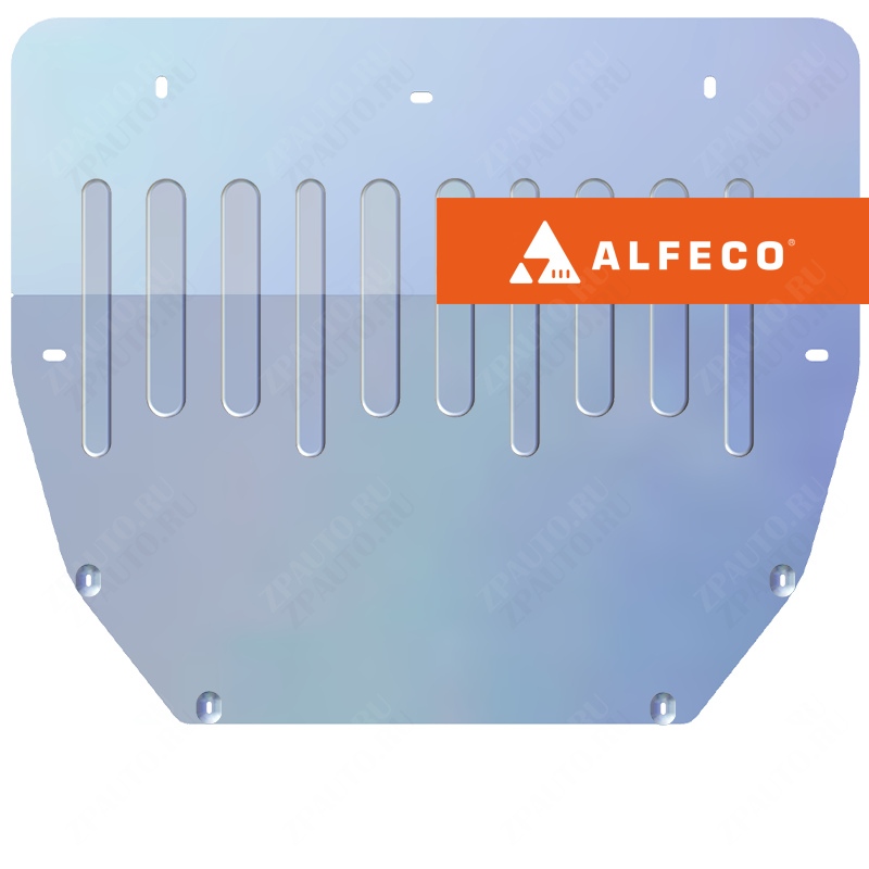 Защита  картера и КПП Москвич 3 2022- V-all , ALFeco, алюминий 4мм, арт. ALF5620al