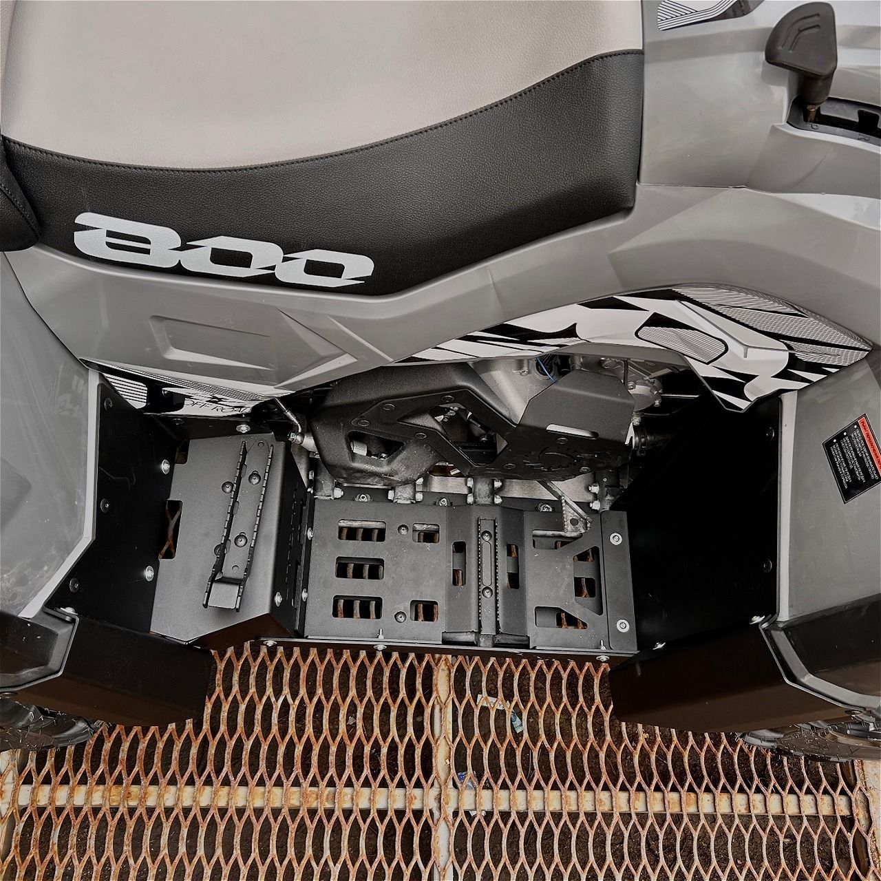 Пороги усиленные для квадроцикла для RM 800 T 2023-, алюминий 4 мм, STORM, арт. MP 0904