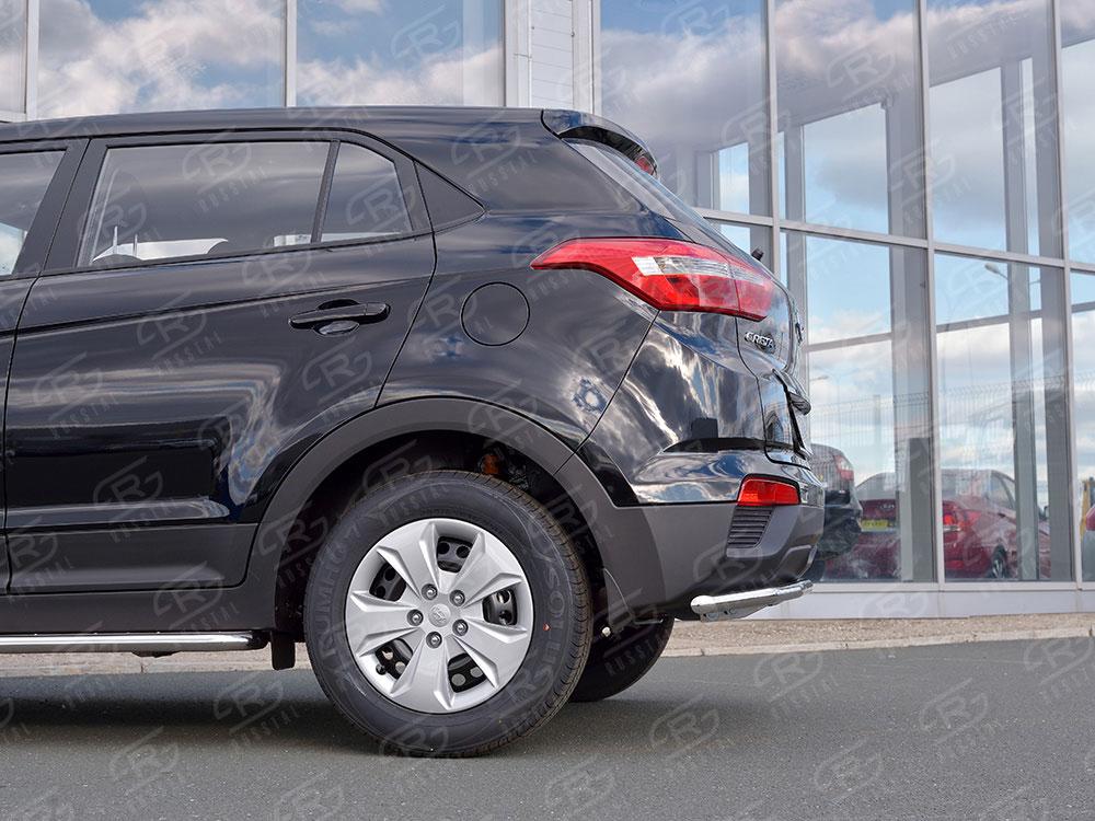 Защита заднего бампера d42 для Hyundai Creta 2016, Slitkoff HCRZ-002430