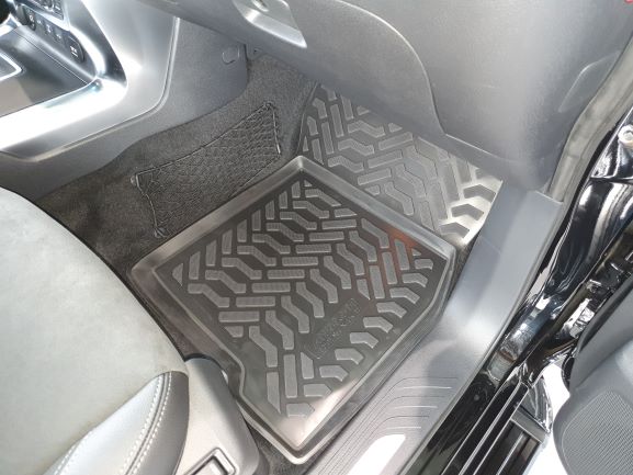 Ковры модельные (высокий борт) для Mercedes-Benz X-Class (2017-) (3D с подпятником), Элерон, арт. 62511