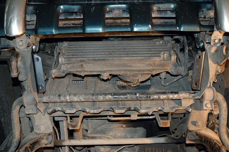 Защита картера и радиатора для MITSUBISHI Pajero II  1990 - 1999, V-2,4; 3,0; 3,5; 2,5TD; 2,8TD, Sheriff, сталь 2,5 мм, арт. 14.0552