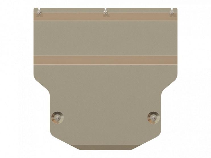 Защита картера и КПП для AUDI Q 3  2011 -, V-2,0 АТ, Sheriff, алюминий 5 мм, арт. 02.2332