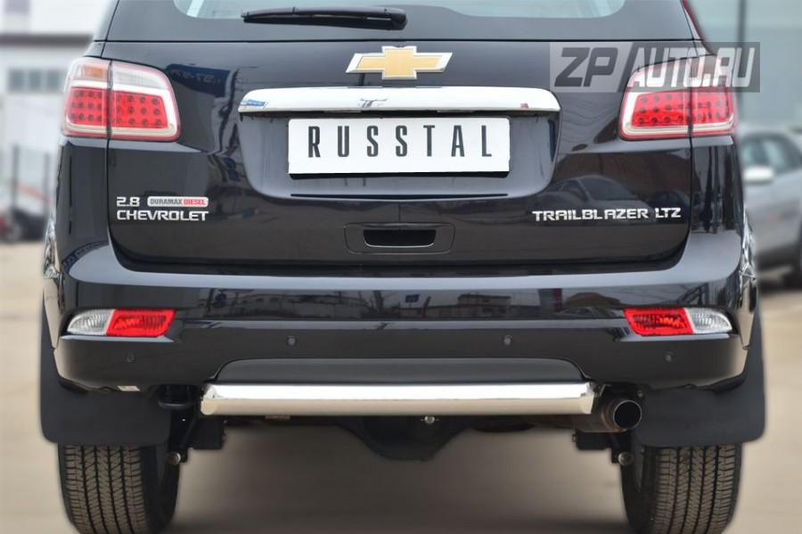 Защита заднего бампера d76 для Chevrolet TrailBlazer 2013, Slitkoff CTRZ-001515