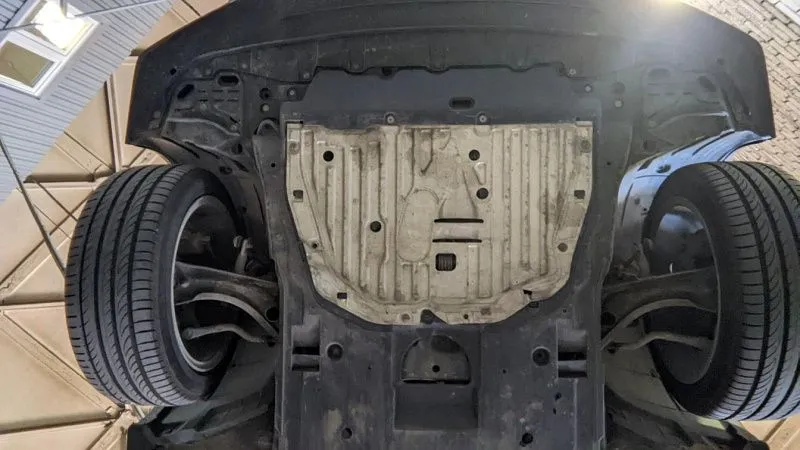 Защита картера и КПП для HONDA CIVIC 2015-2021 V-1.5 CVT, FrontWD, (рынок Япония) Sheriff, сталь сталь 2,0 мм, арт. 09.6402