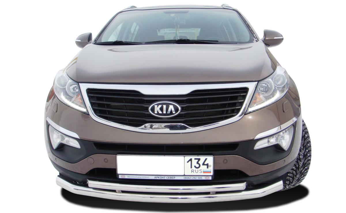 Защита переднего бампера для автомобиля KIA Sportage 2010. KSP.10.03, Россия