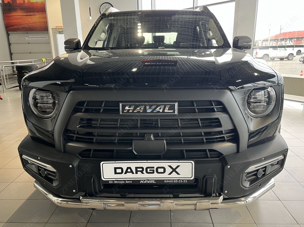 Защита переднего бампера с перемычками  для автомобиля HAVAL Dargo X 2023 арт. HVDX.23.75