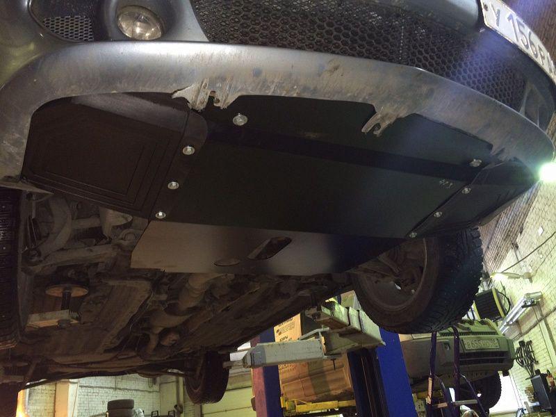 Защита картера и КПП для ALFA ROMEO 156  1997 - 2003, V-1,6; 1,8; 2,0; 2,5; 1,9d; 2,4d, Sheriff, сталь 2,0 мм, арт. 01.0423