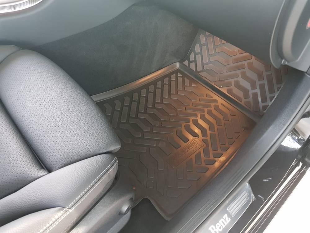 Ковры салонные модельные высокий борт 3D с подпятником для Mercedes-Benz E W213 2016-, Элерон 62545