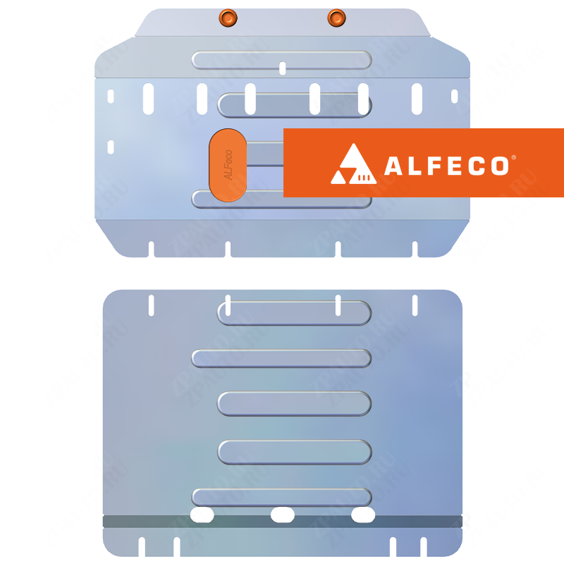 Защита  картера и КПП (2 части) Lifan MyWay 2016-2022 V-1,8 , ALFeco, алюминий 4мм, арт. ALF3510al