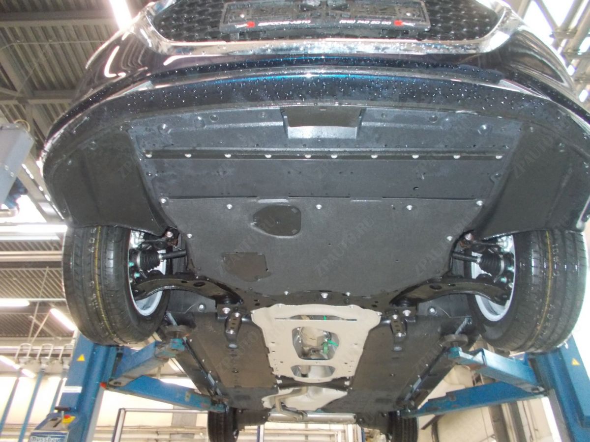 Защита картера и КПП для MAZDA CX-30  2021 -, V-2,0; Sheriff, алюминий 3 мм, арт. 12.4320