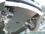 Защита радиатора и картера Alfeco для BMW X1 sDrive E84, 2WD 2010-2015 (алюминий 5,0 мм)(2 части),  ALF3412al 