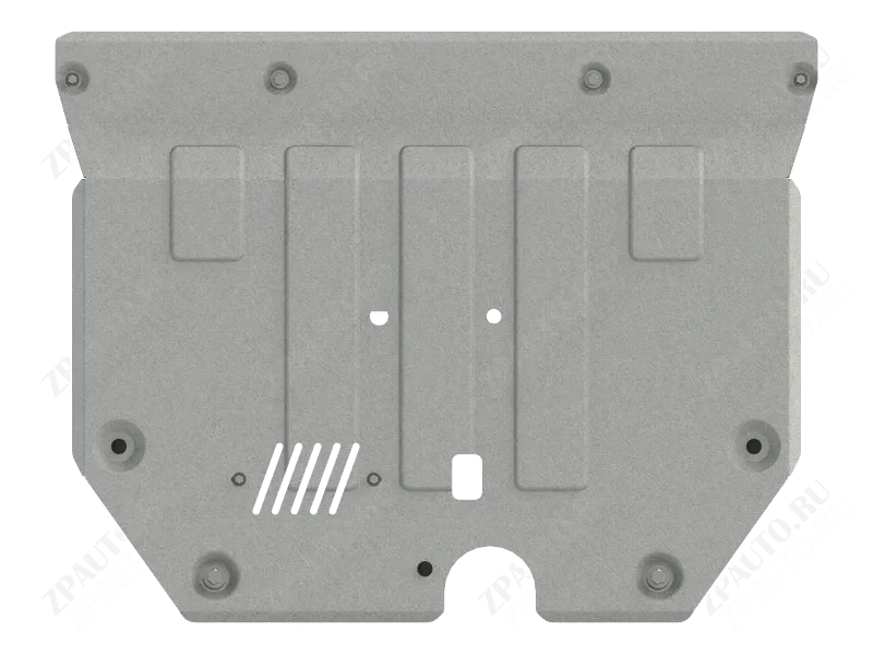 Защита картера и КПП для GAC GS8 II  2023 - V-2.0 AT FullWD, Sheriff, алюминий 4 мм, арт. 47.5482