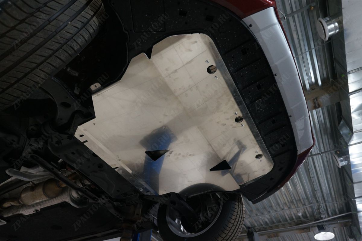 25.04ABC ЗАЩИТА КАРТЕРА ДВИГАТЕЛЯ И КПП VOLVO (ВОЛЬВО) V40 Cross Country, V-ВСЕ (2013-2016) (АЛЮМИНИЙ 4 ММ)