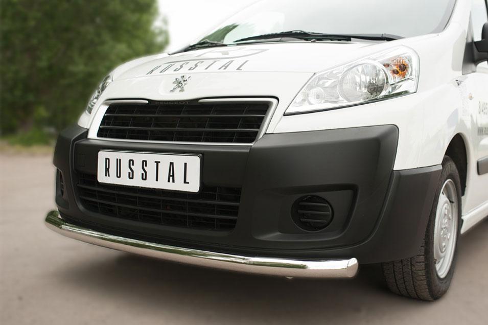 Защита переднего бампера d57 для Peugeot Expert 2014, Slitkoff PEXZ-002117