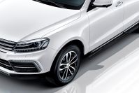 Защита порогов d76 с проступями черная Zotye Coupa (2013-2023) , Slitkoff, арт. ZOTCOP-004B