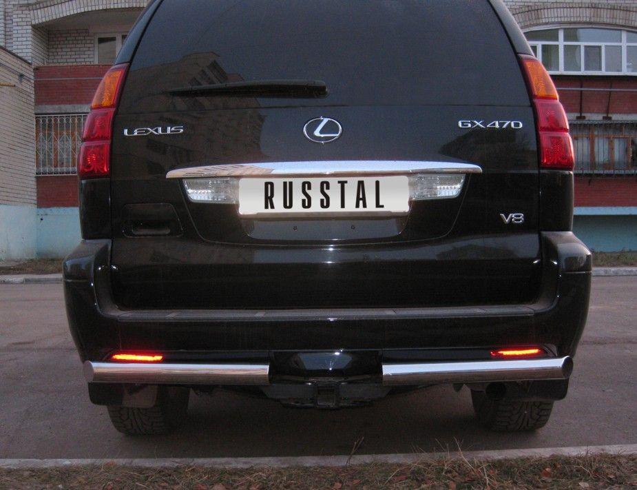 Защита заднего бампера d76 для Lexus GX 470, Slitkoff LGZ-000375