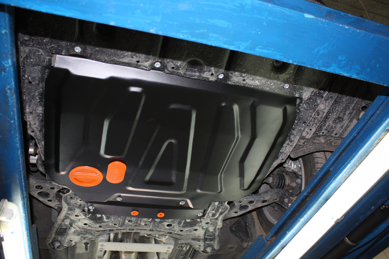 Защита  картера и КПП Lexus UX 2019- V-all , ALFeco, сталь 2мм, арт. ALF24114st-1