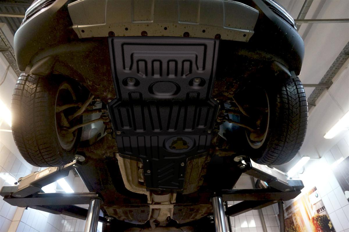 34.14K ЗАЩИТА КАРТЕРА ДВИГАТЕЛЯ И КПП BMW X3 (G01),V-20D,30I, ПРИВОД 4Х4 (2017-)/BMW X4 (G02) V-ВСЕ (2018-) ИЗ 2-Х ЧАСТЕЙ (КОМПОЗИТ 8 ММ)