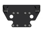 Площадка для крепления снегового отвала (быстросъем) для CAN-AM Outlander Max G2 2019-, сталь 5 мм, STORM, арт. MP 0258