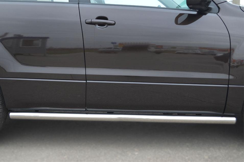 Пороги труба d57 вариант 3 для Suzuki Grand Vitara 5d 2012, Slitkoff SVT-0010943