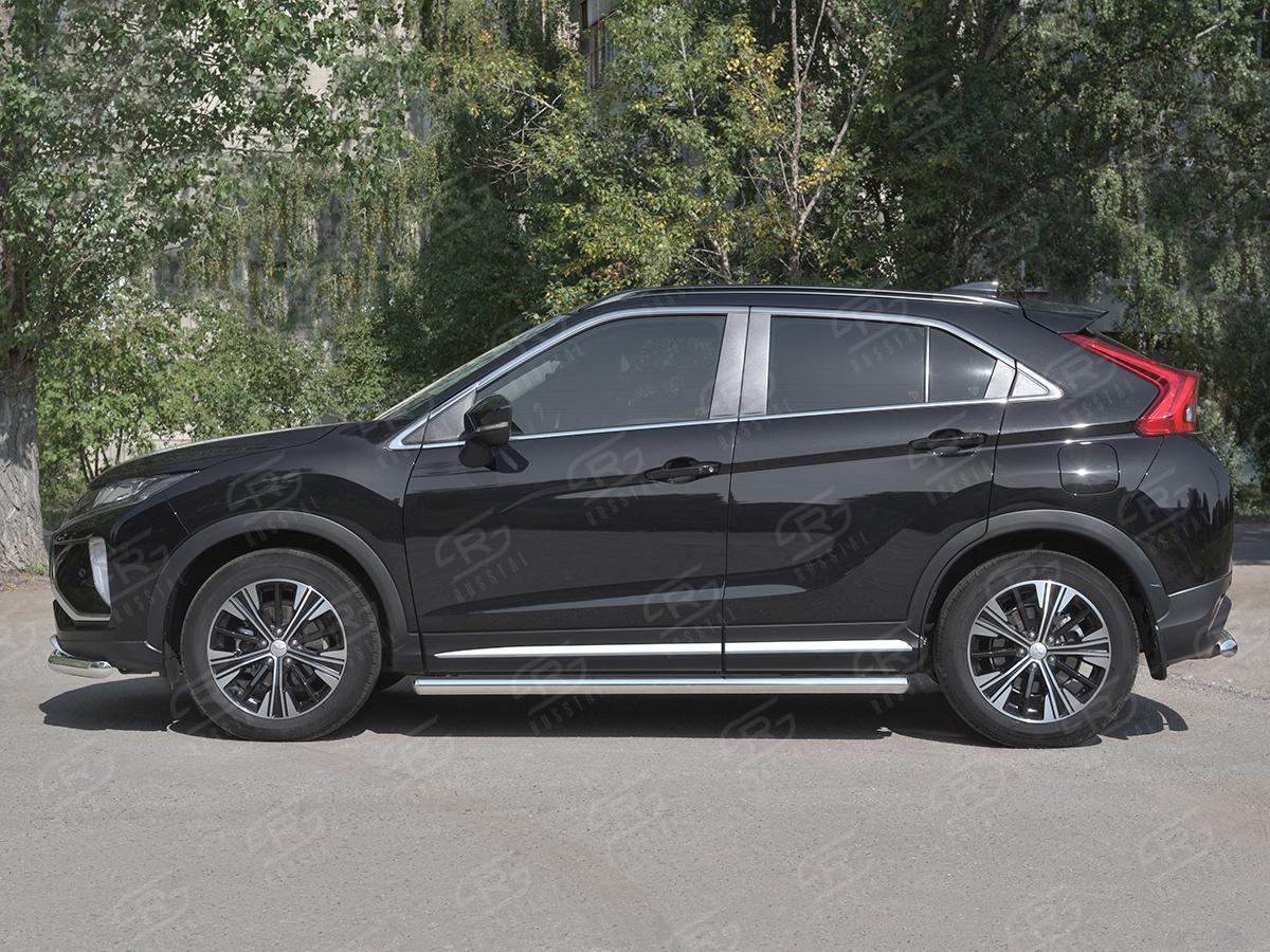 MITSUBISHI ECLIPSE CROSS 2017- Пороги труба d57 (вариант 3) MET-0030483