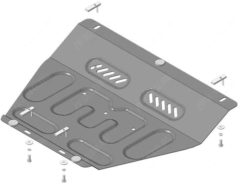 Ковер багажный модельный высокий борт для Chevrolet Lacetti 2004-2011, Элерон 70201