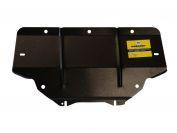 Защита радиатора стальная Motodor для BMW 5er E60 2003-2007 (2 мм, сталь), 00216